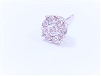 Earrings Davite & Delucchi Woman in White Gold Diamante 0.53 Ct BB0086700S - BB0086700S